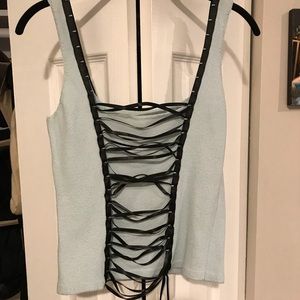 Elaris Blue Corset Top